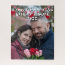 Happy Valentine's Day Personalised Photo & Names