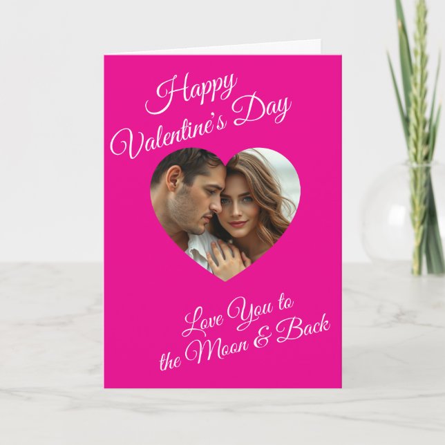 Happy Valentine's Day | Personalized Photo Card (Front)