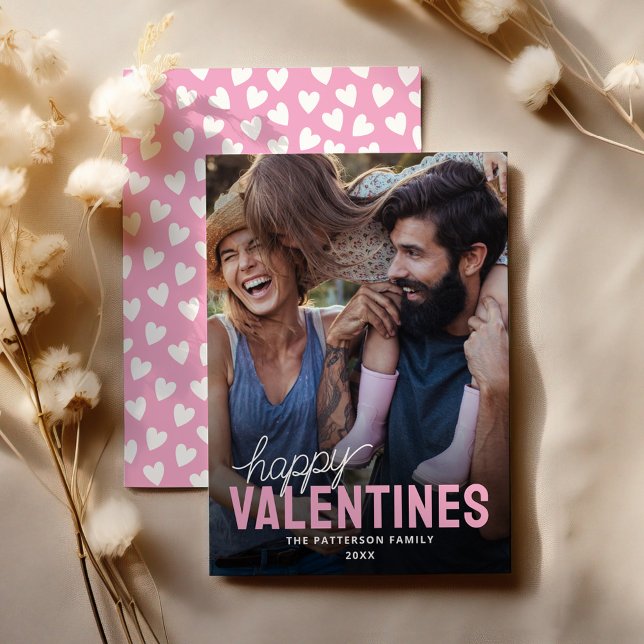 Happy Valentines Day Photo Holiday Card (Creator Uploaded)