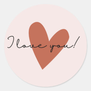 happy valentines day,pink and red,red hearts,valen classic round sticker