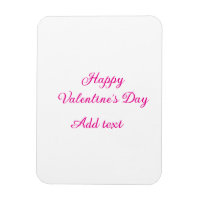 Happy Valentine's day pink text name message