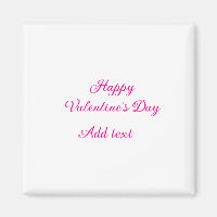 Happy Valentine's day pink text name message