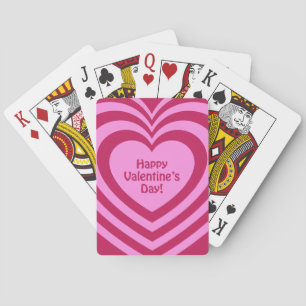 Happy Valentine's Day Playing Cards
