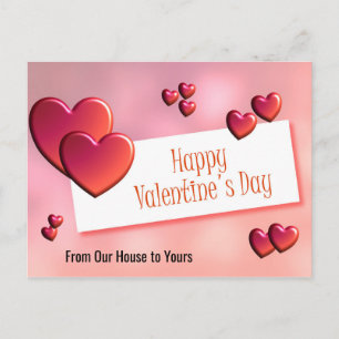 Happy Valentine's Day Post Card Postcard