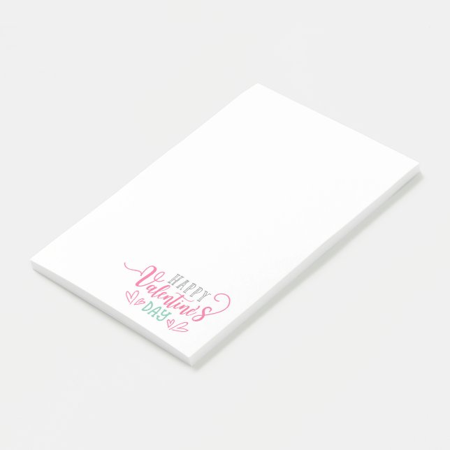 Happy Valentines Day Post-it Notes (Angled)