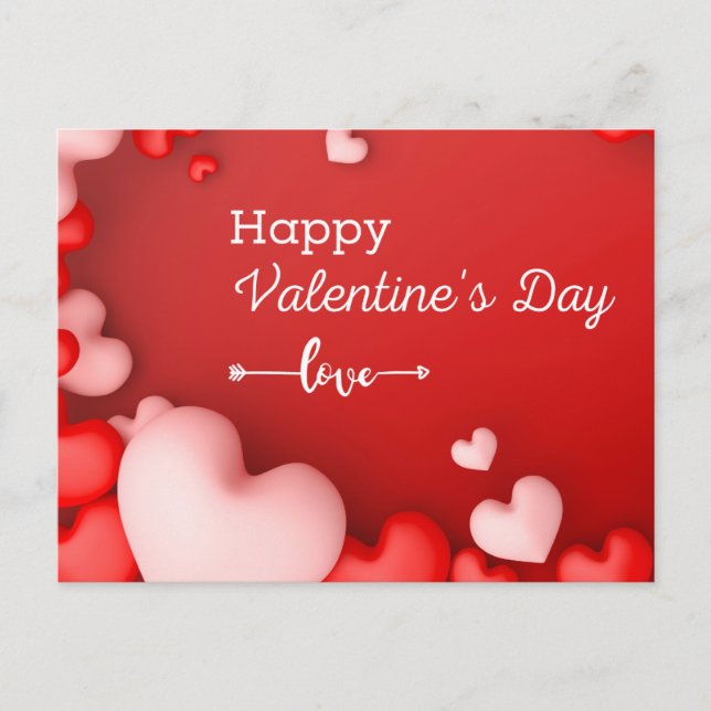 Happy Valentine's Day Postcard (Front)