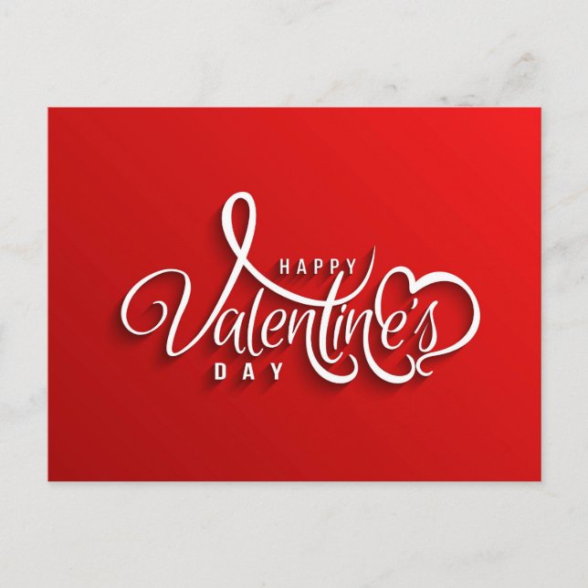 Happy Valentine's Day Postcard (Front)