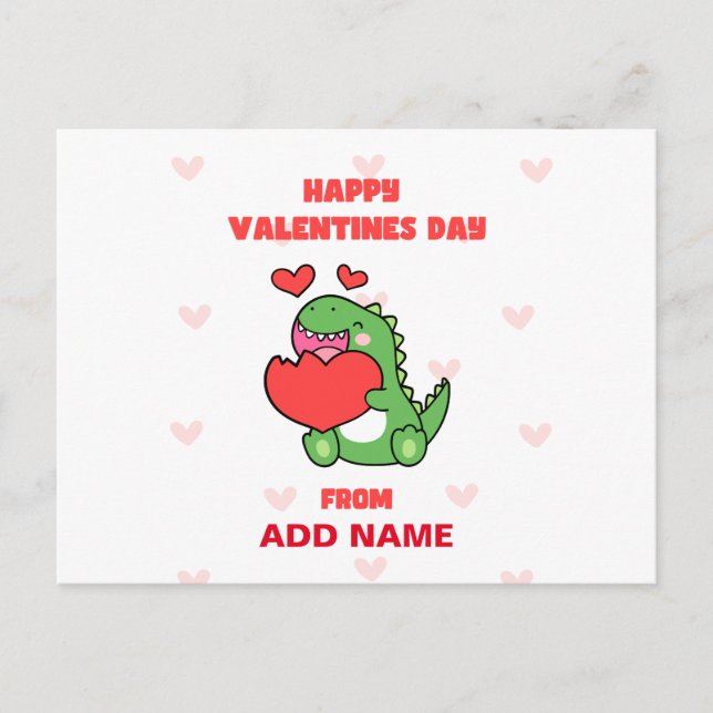 Happy Valentines Day  Postcard (Front)