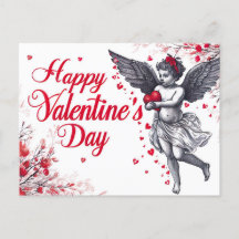 Happy Valentines Day Postcard