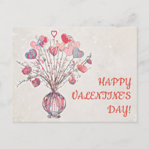 HAPPY VALENTINE'S DAY  POSTCARD