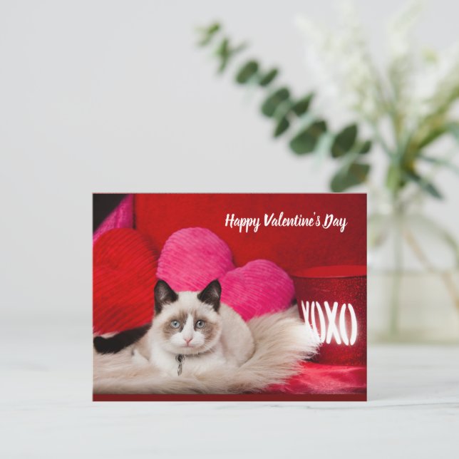 Happy Valentine's Day postcard (Standing Front)