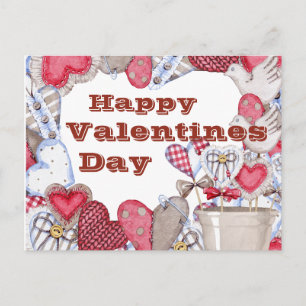 Happy Valentines Day Postcard