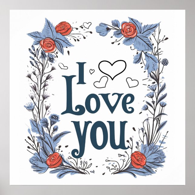 Happy valentine's Day Poster (Front)