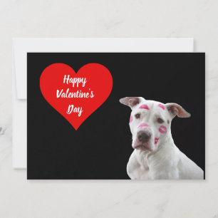 Happy Valentine's Day puppy Flat Holiday Card