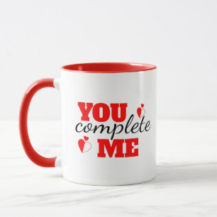 Happy Valentine's Day Red Hearts Mug