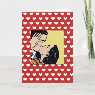 Happy Valentine's Day Retro Lover's Card