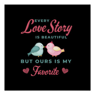 Happy Valentine's Day- Romance Couple Funny Poster