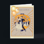 Happy Valentine's Day Romance is in the Air Card<br><div class="desc">Happy Valentine's Day Romance is in the Air  -- dancers and balloons and flowers.</div>