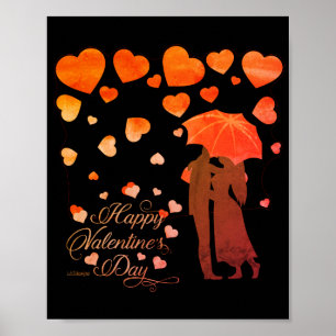 HAPPY VALENTINE'S DAY romantic valentines day Poster