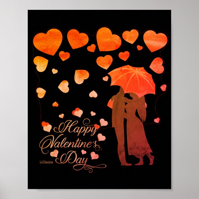 HAPPY VALENTINE'S DAY romantic valentines day      Poster (Front)