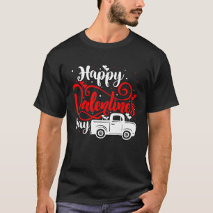 Happy Valentine's Day Roses Date Night Flowers Lov T-Shirt