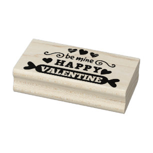 Happy Valentine's Day Rubber Stamp