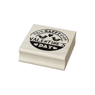 Happy Valentine's Day Rubber Stamp