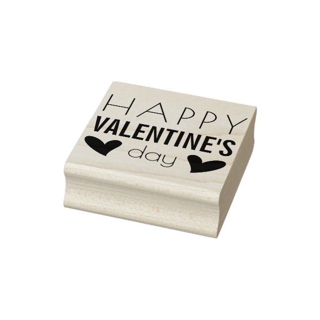 Happy Valentine's Day Rubber Stamp (Stamp)