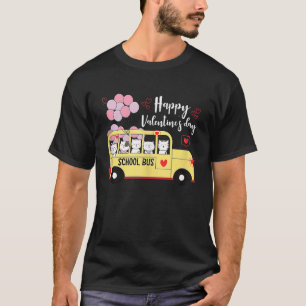 Happy Valentine's Day School Bus Driving Specalist T-Shirt