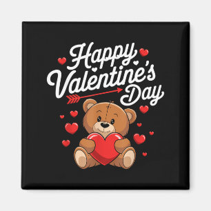 Happy Valentines Day Shirts Women Cute Valentine  Magnet