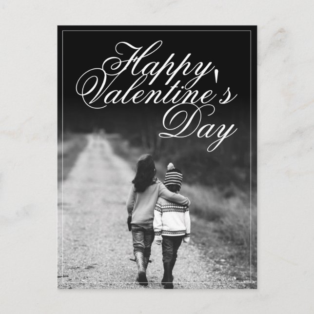 Happy Valentine's Day - side by side Postcard (Front)