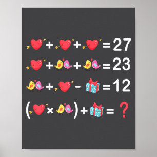 Happy Valentines Day Six Seven Gen Alpha 67 Meme M Poster