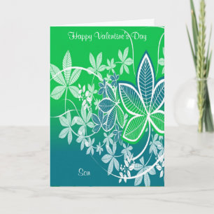 Happy Valentine's Day son Holiday Card