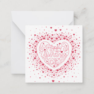 HAPPY VALENTINE'S DAY / Stationery Note Card