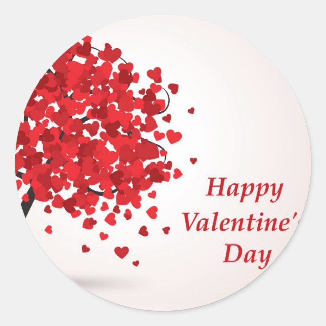 Happy Valentine's Day Sticker (Front)