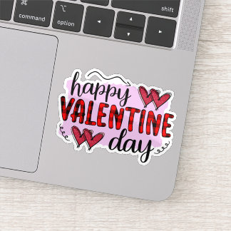 Happy valentines day sticker
