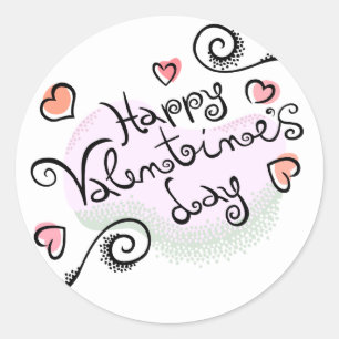 Happy Valentine's Day Stickers