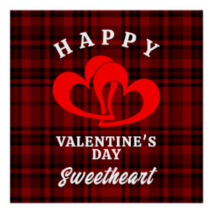 HAPPY VALENTINE'S DAY SWEETHEART POSTER