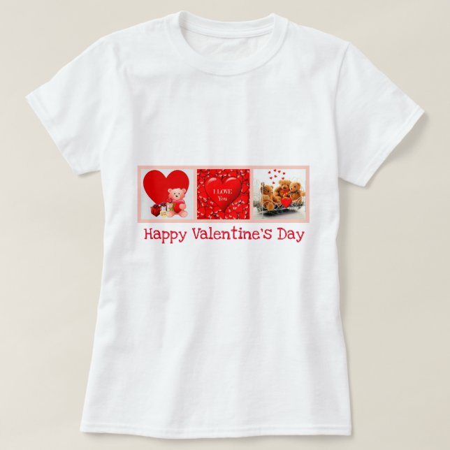 Happy Valentines' Day T-Shirt (Design Front)
