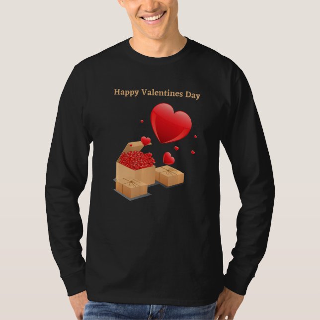 Happy Valentines Day T-Shirt (Front)