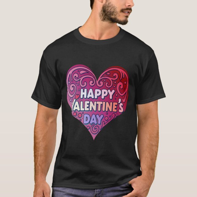 HAPPY VALENTINE'S DAY  T-Shirt (Front)