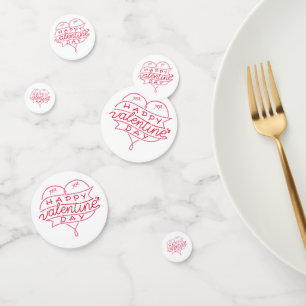 Happy Valentine's Day Table Confetti