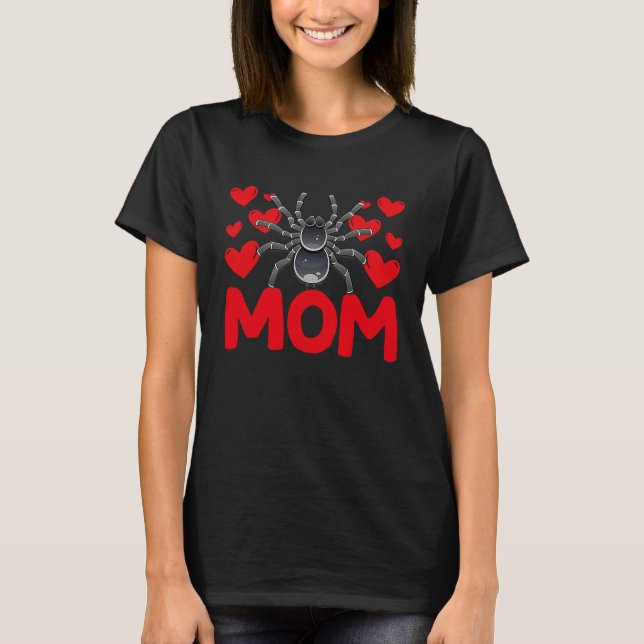 Happy Valentine's Day Tarantula Mom Mothers Day Va T-Shirt (Front)