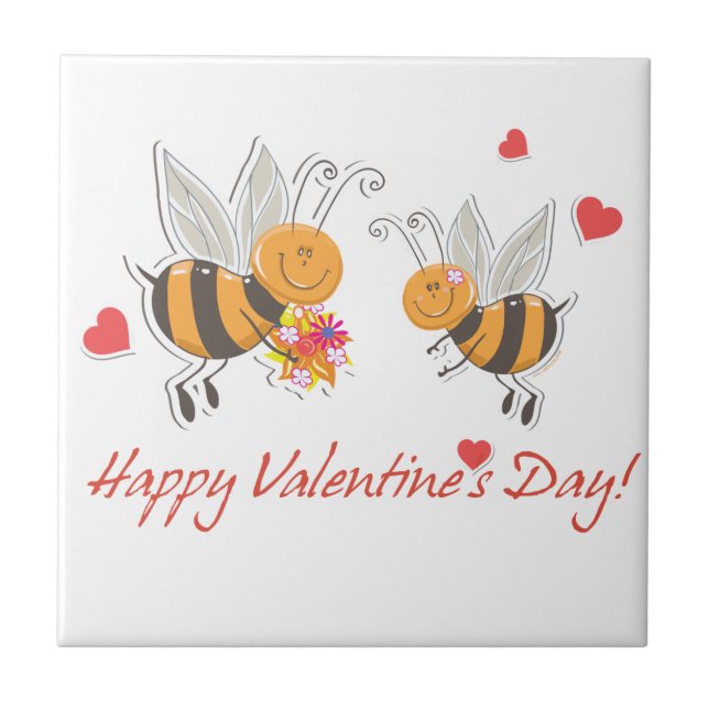 Happy Valentines Day Tile (Front)