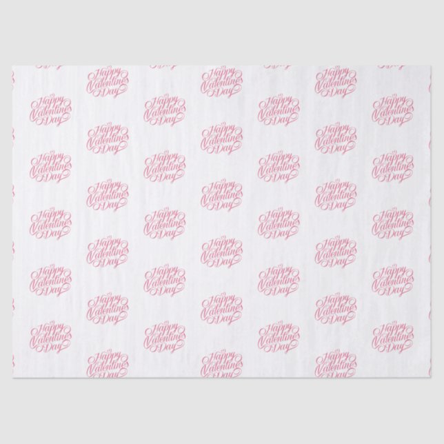 Happy Valentine's Day Tissue Paper (Front)