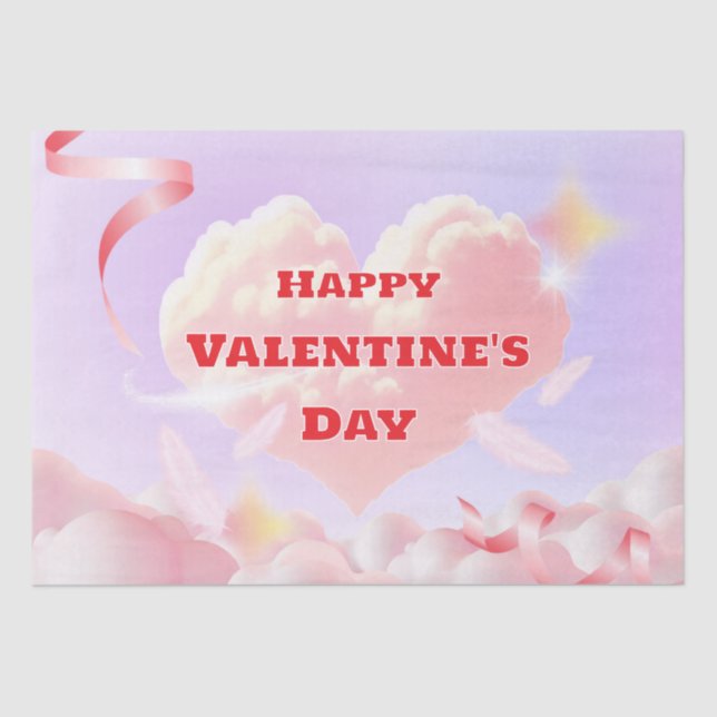 Happy Valentine's Day Tissue Paper (Front)