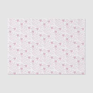 Happy Valentine's Day Tissue Paper Pink Hearts