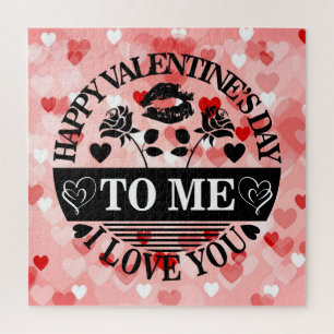 Happy Valentine's Day To Me I Love You-58771 Jigsaw Puzzle
