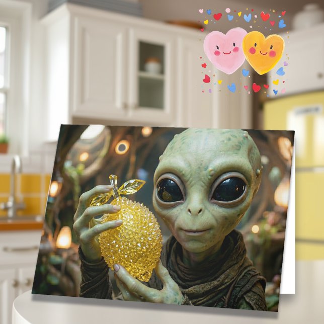 Happy Valentine's Day to my Main Squeeze Alien Card (Creator Uploaded)