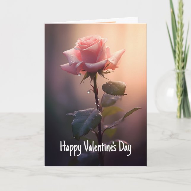 Happy Valentine's Day to my Perfect Rose Card (Front)